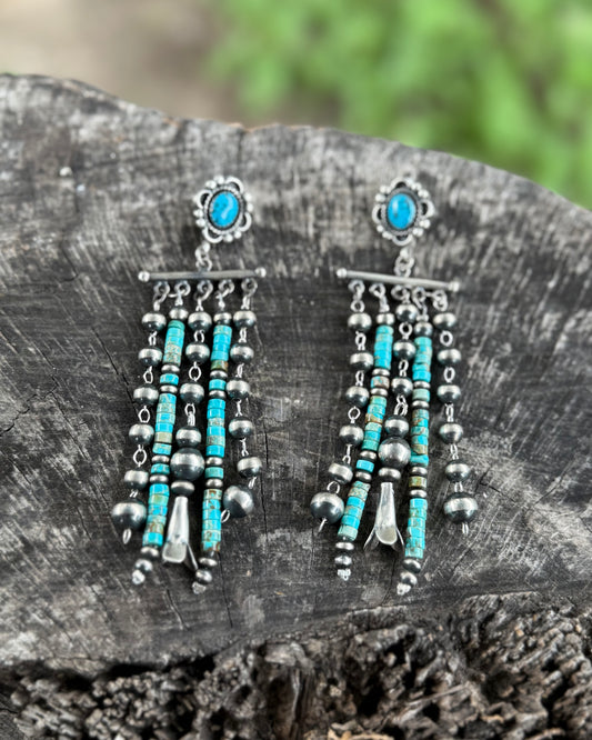 Owners Closet ~ P. Yazzie Dangle Earrings *Native