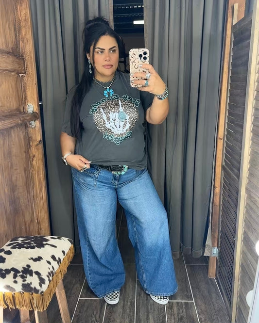 Stay Punchy Leopard Tee