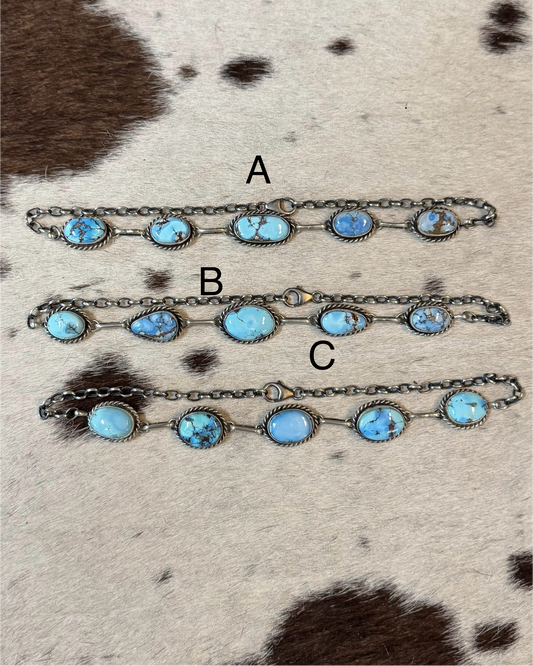 Golden Hills 5 Stone Choker *Native