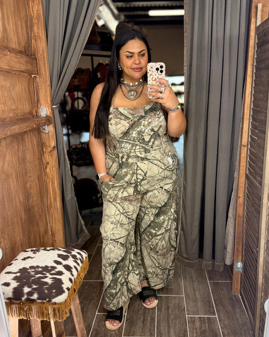 Midnight Mesa Camo Romper