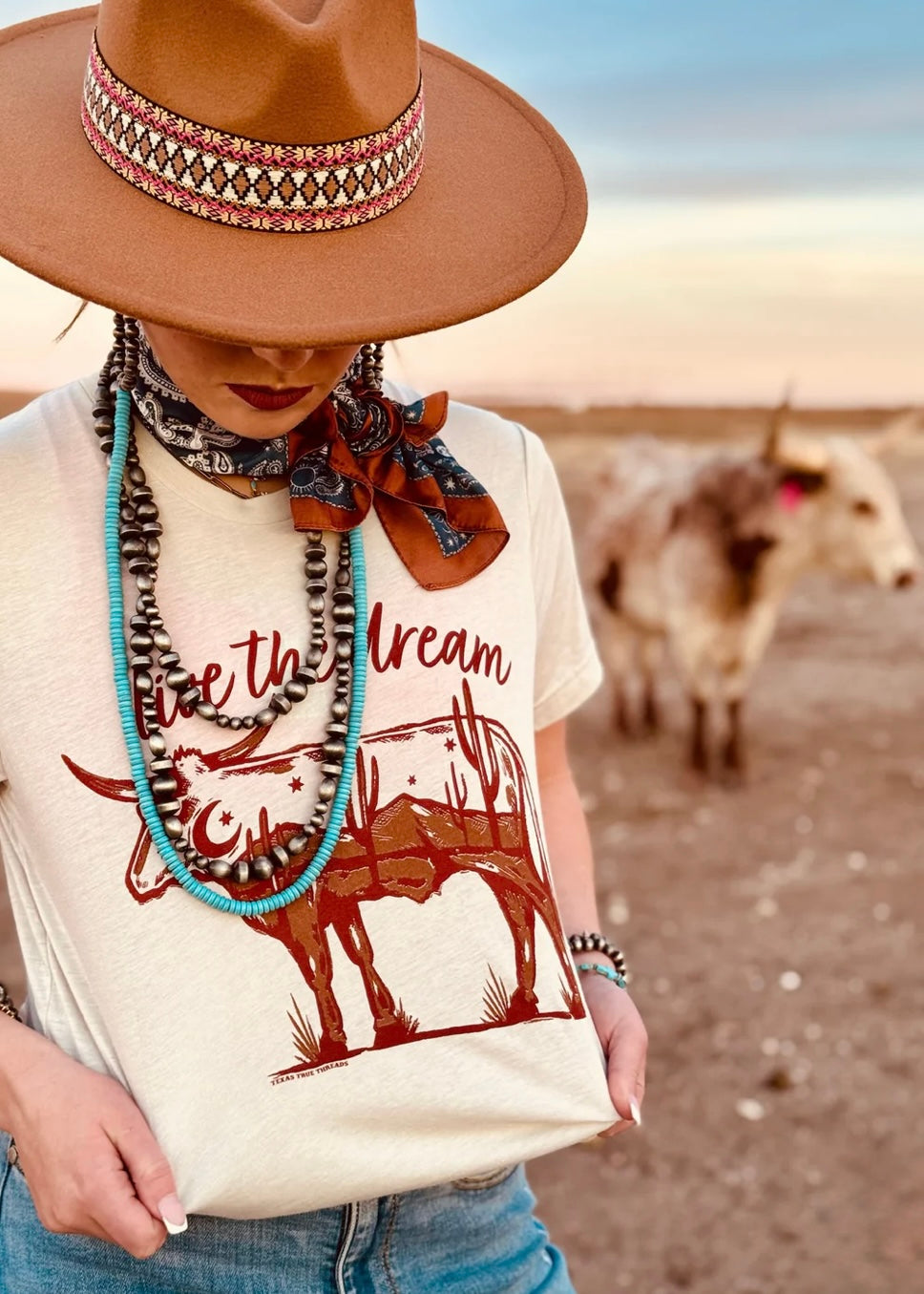 Live The Dream Longhorn Tee