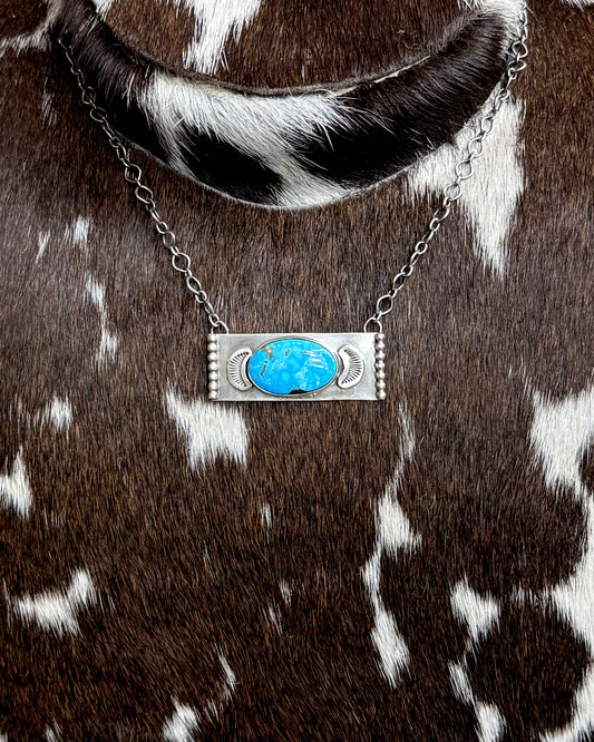 Blue Ridge Silver Bar Necklace *Native