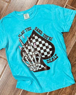 Play The Hand Tee *Comfort Colors