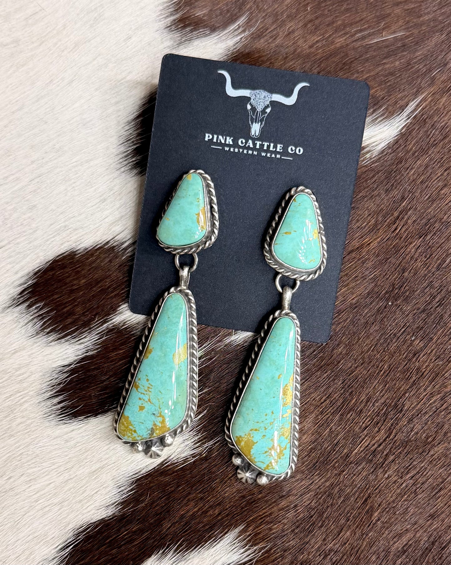Eugene Belone Stud Dangle Earrings *Native