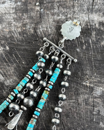 Owners Closet ~ P. Yazzie Dangle Earrings *Native