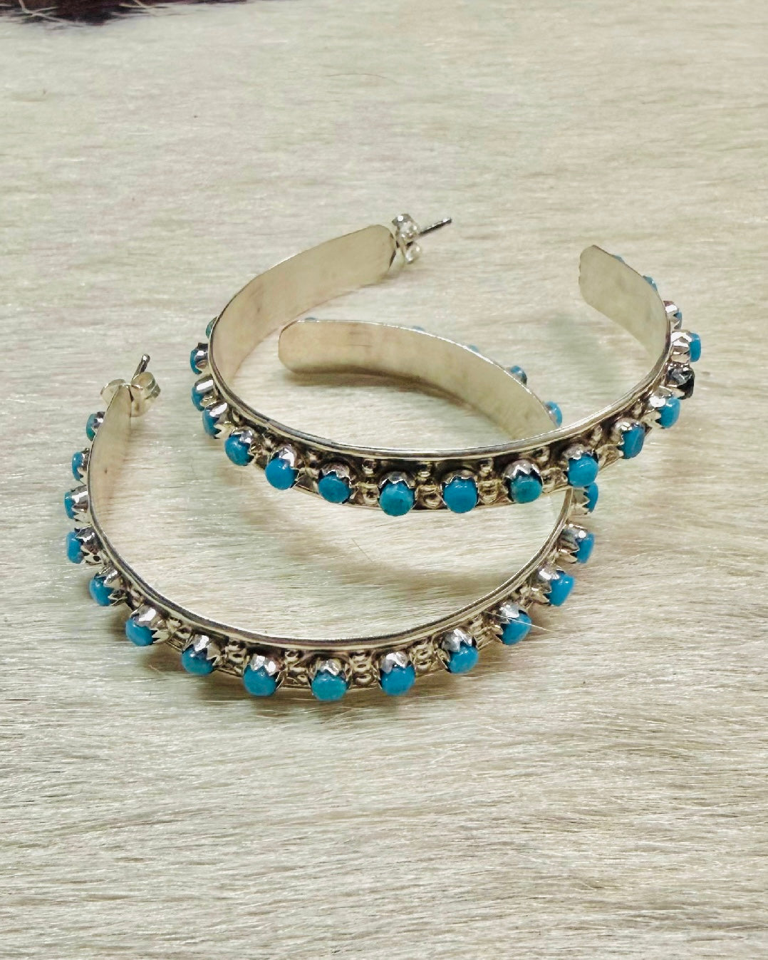 Snake Eye Hoop Earrings *Native
