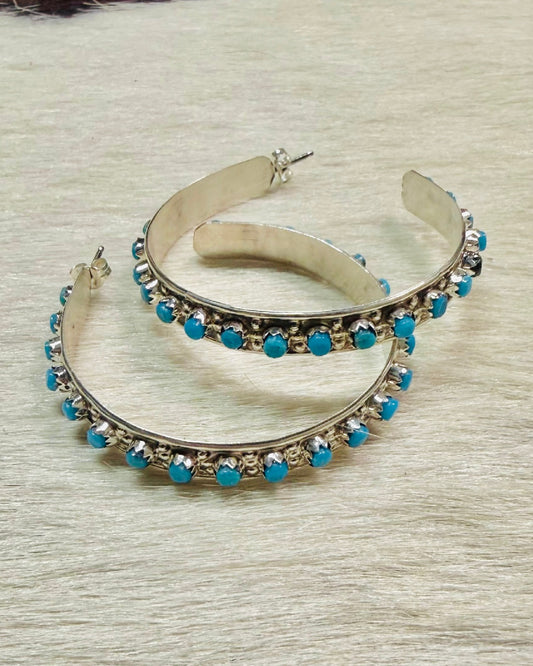 Snake Eye Hoop Earrings *Native