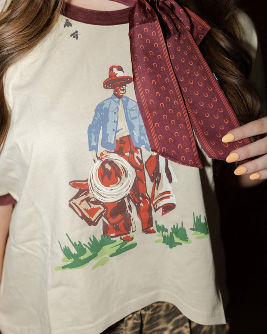 Boots & Lasso Cowgirl Top