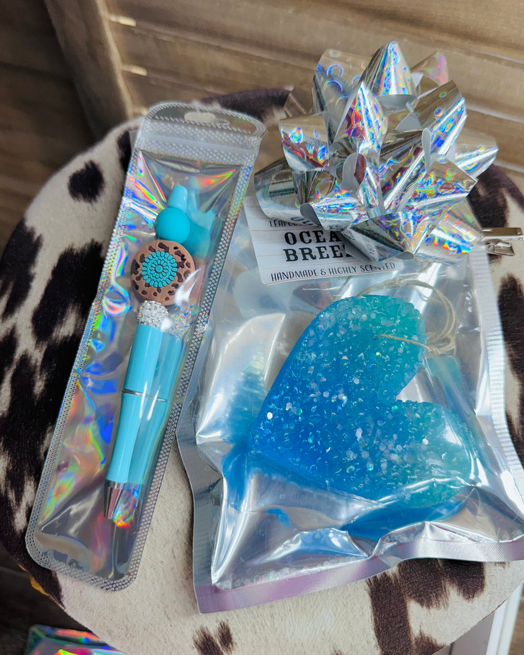Turquoise Heart Freshie Gift Set