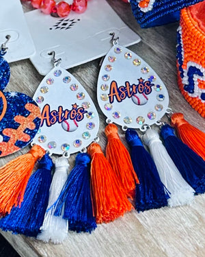 Astros Tassel Earrings