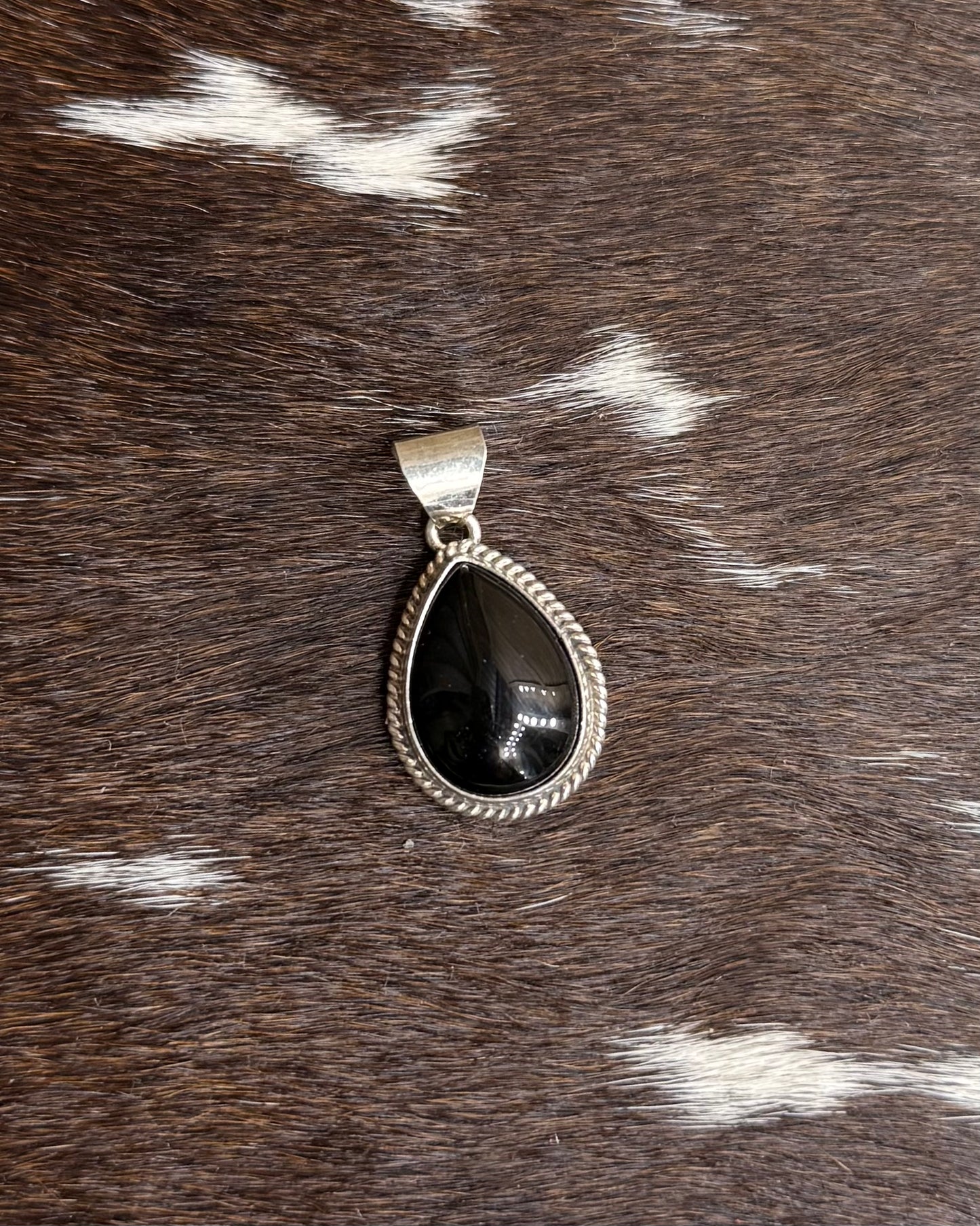 Mini Black Onyx Pendant *Native