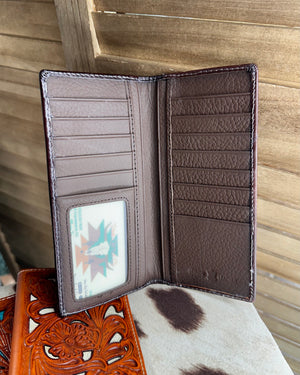 Genuine Leather Laser Wallet