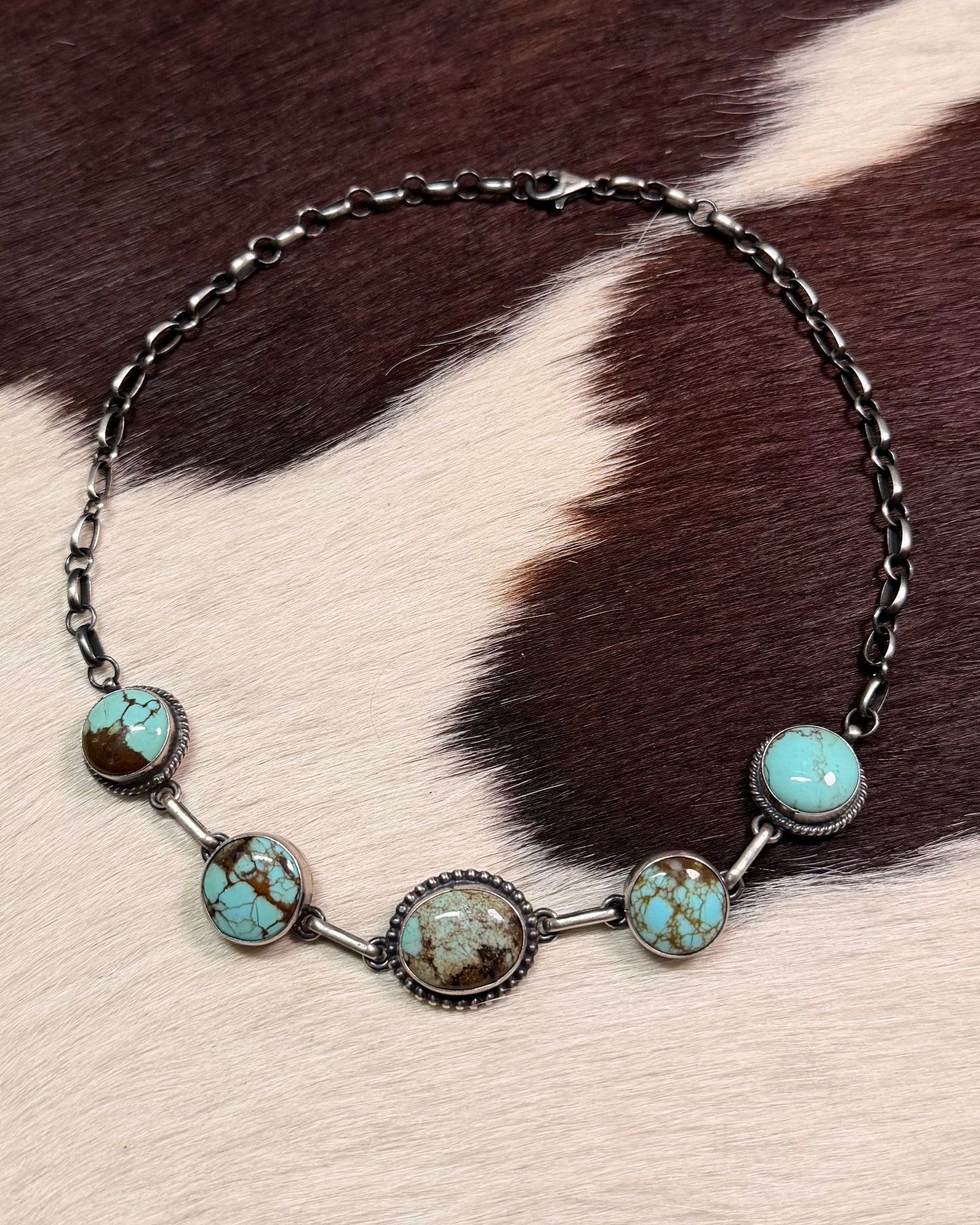 16” Blue Horizon Turquoise Choker *Native
