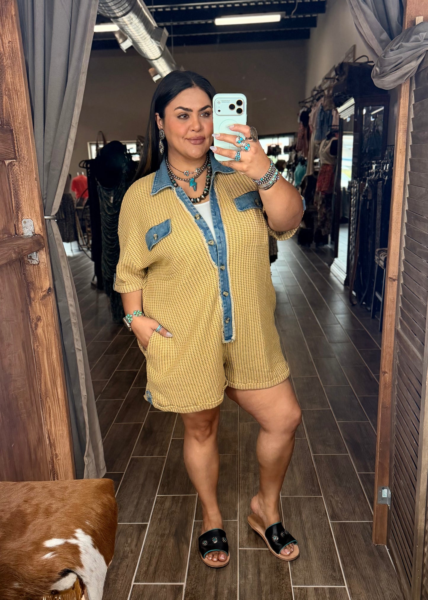 Summer Time Shorts Romper
