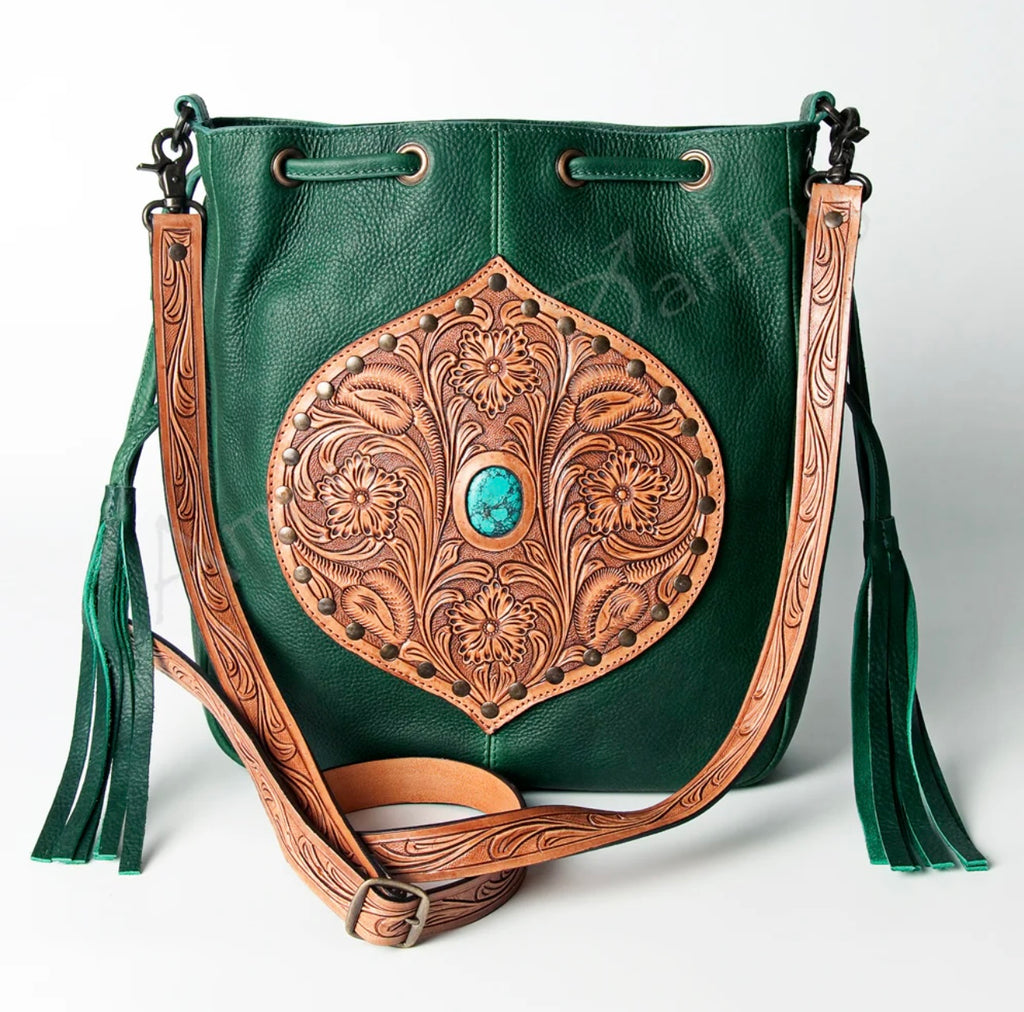 Emerald AD Bucket Crossbody