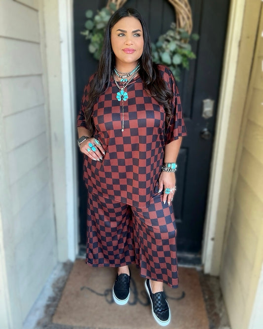 Checkmate Cowgirls Set *Oversized