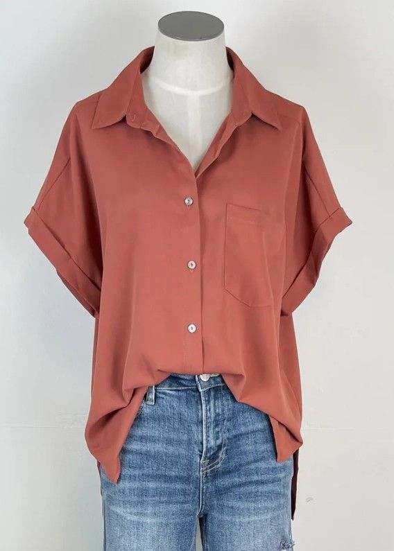 Rust button Shirt