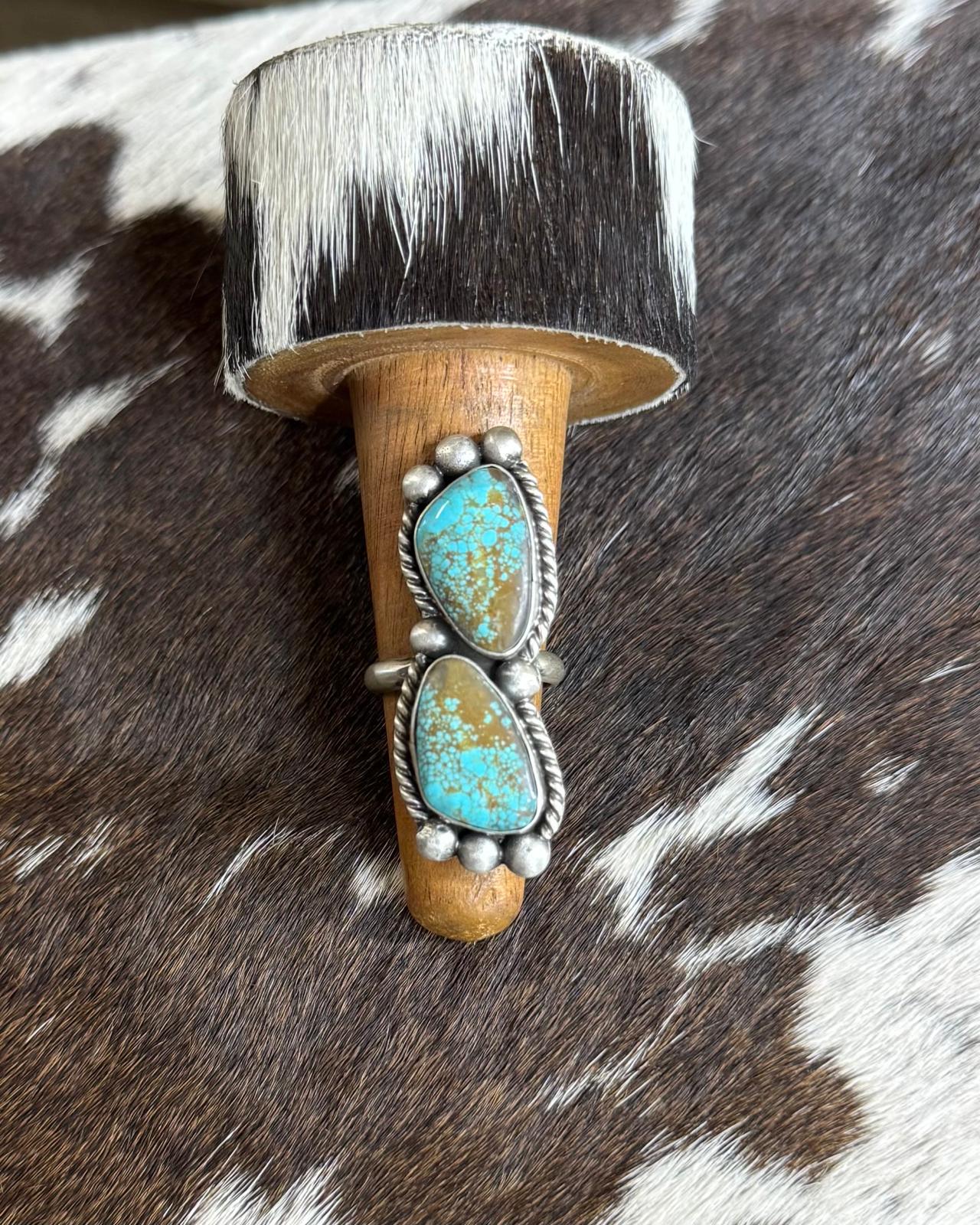Double Stone Adj Ring *Native
