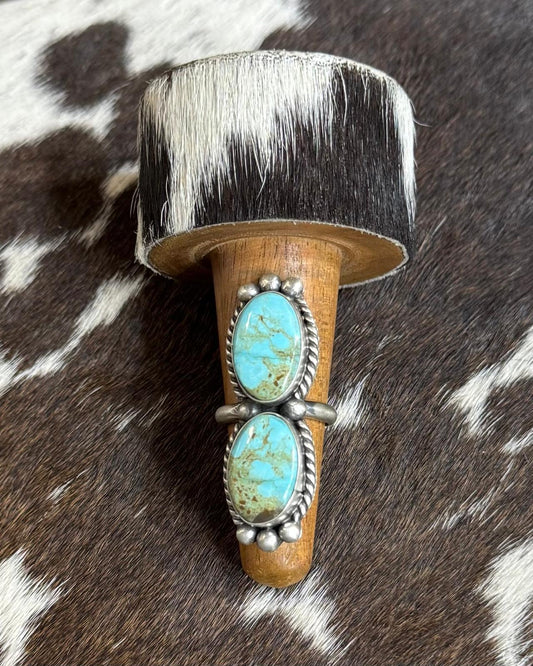 Double Stone Adj Ring *Native