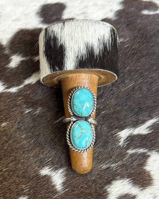 Double Stone Adj Ring *Native