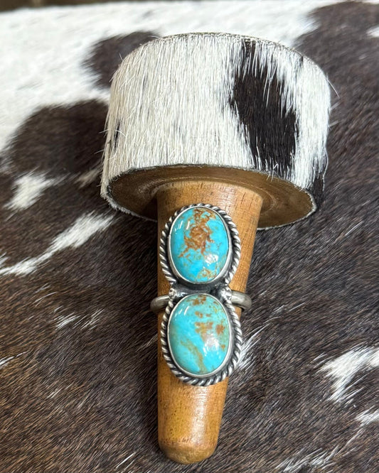 Double Stone Adj Ring *Native