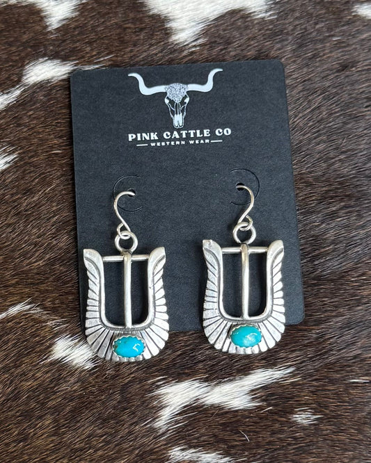 Kingman Buckle Earrings *Native