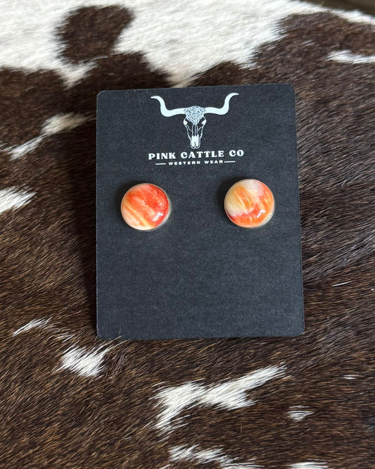 Spiny Circle Studs