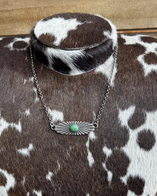 20"Oval Concho Necklace *Native