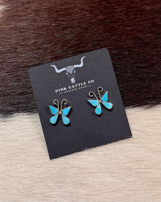 Butterfly Zuni Earrings *Native