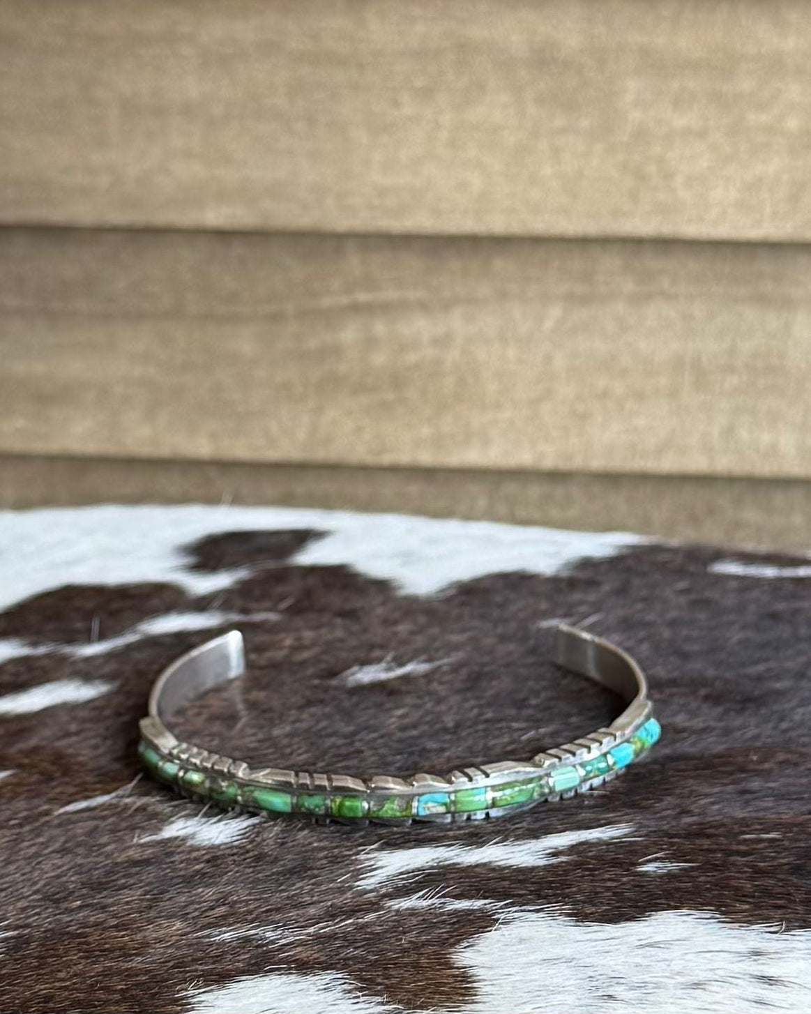 Zuni Sonoran Inlay Cuff *Native