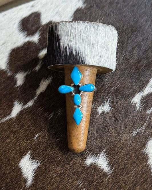 Cross Turquoise Ring *Native