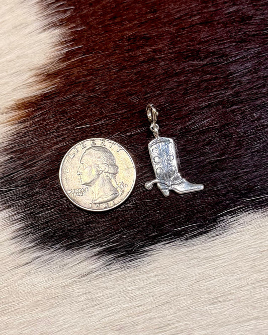 Silver Boot Charm