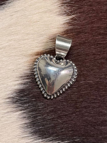 Heart Puffy Pendant * Native