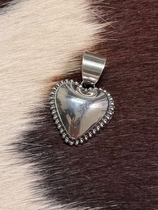 Heart Puffy Pendant * Native