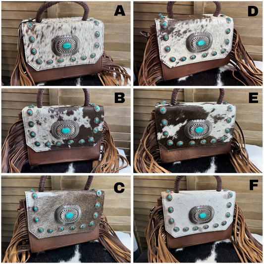 Brandy AD Cowhide Crossbody *Restocked
