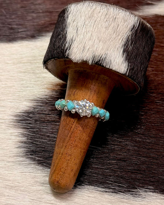 Wedding Turquoise Ring PRE-ORDER