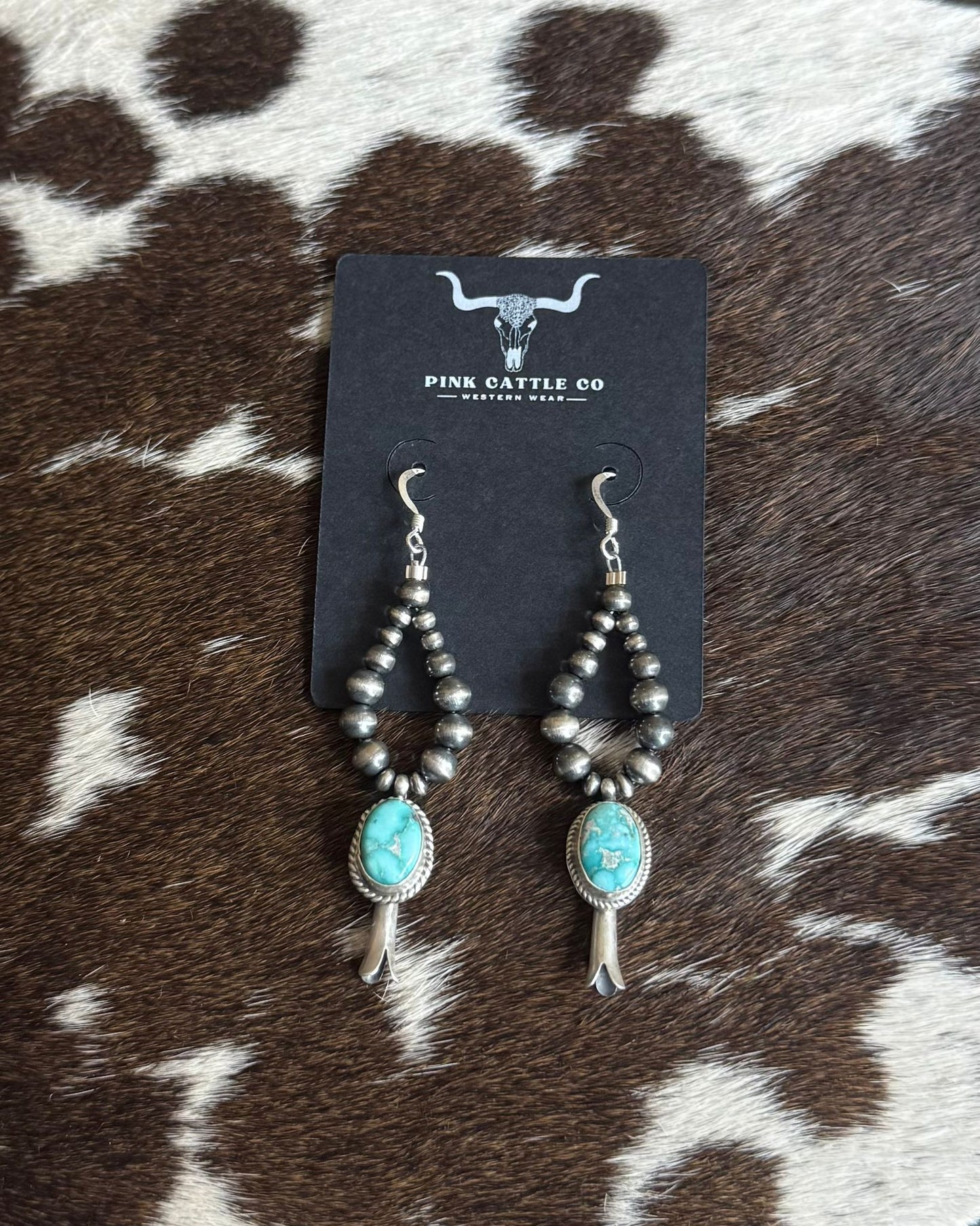 Pearl Flower Blossom Earrings * Native