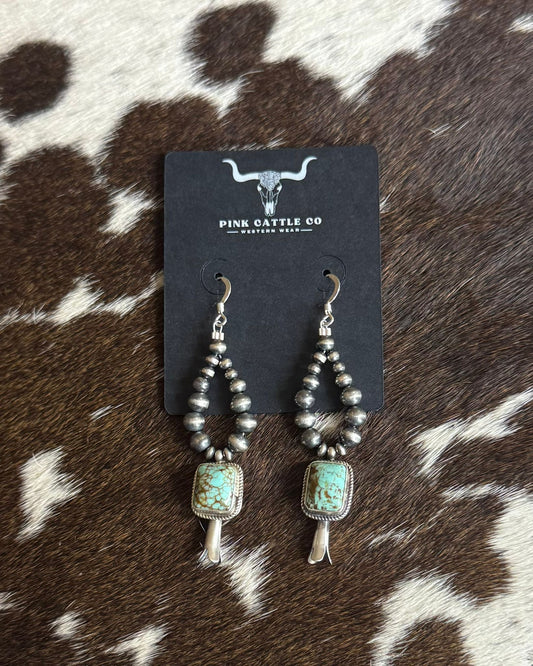 Pearl Flower #8 Blossom Earrings * Native
