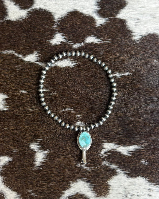 Flower Blossom Pearl Stretch Bracelet * Native
