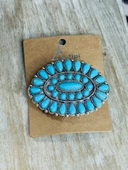 Turquoise Stone Hair Clip
