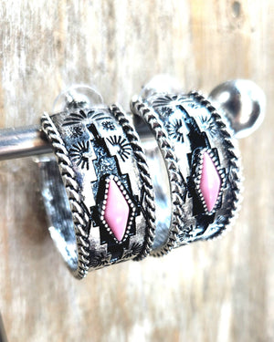 Arizona  Aztec  Hoops Pink