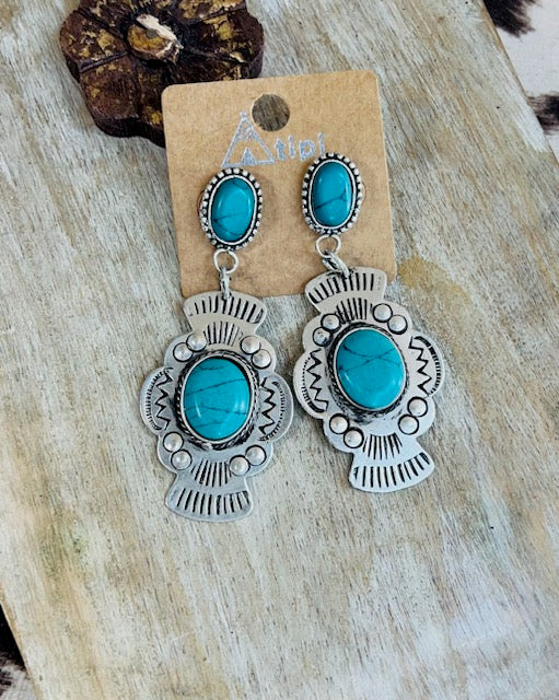 Gypsy Turquoise Earrings