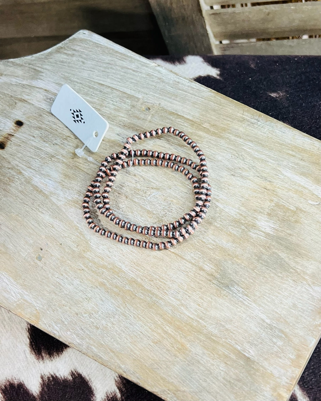 Navajo Pearl Bracelet Set *Copper