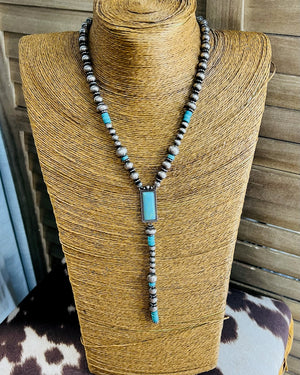 Lariat Turquoise Necklace