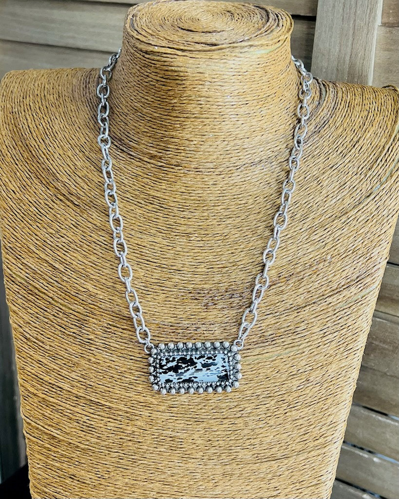 Cow Bar Necklace