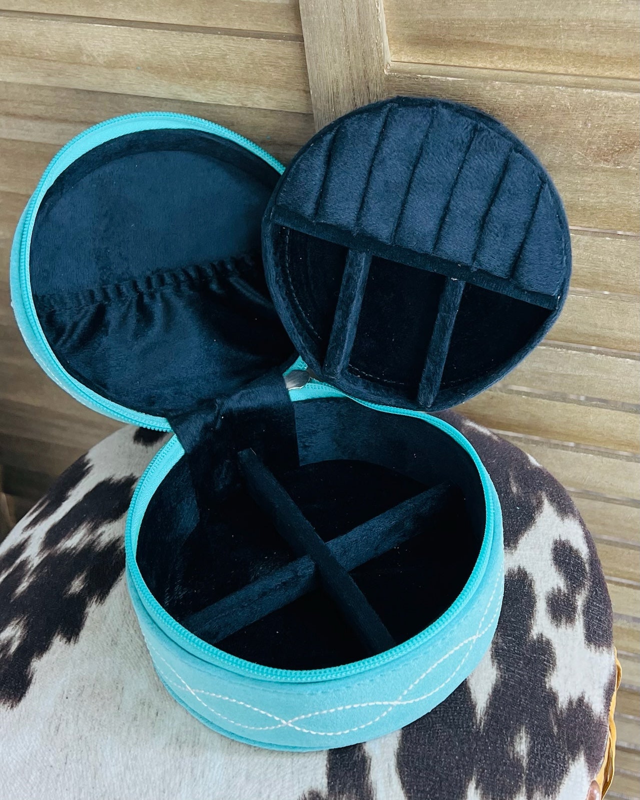 Boot Stitch Jewelry Box *Turquoise