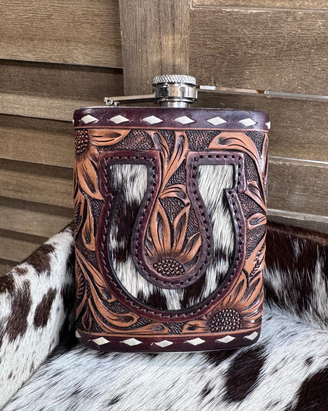 Western Flasks *Hide Varies – My Pretty in Pink