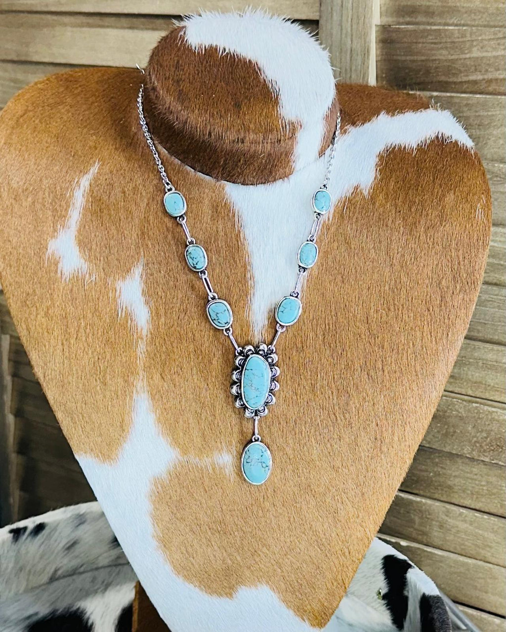 Simple Drop Turquoise Necklace