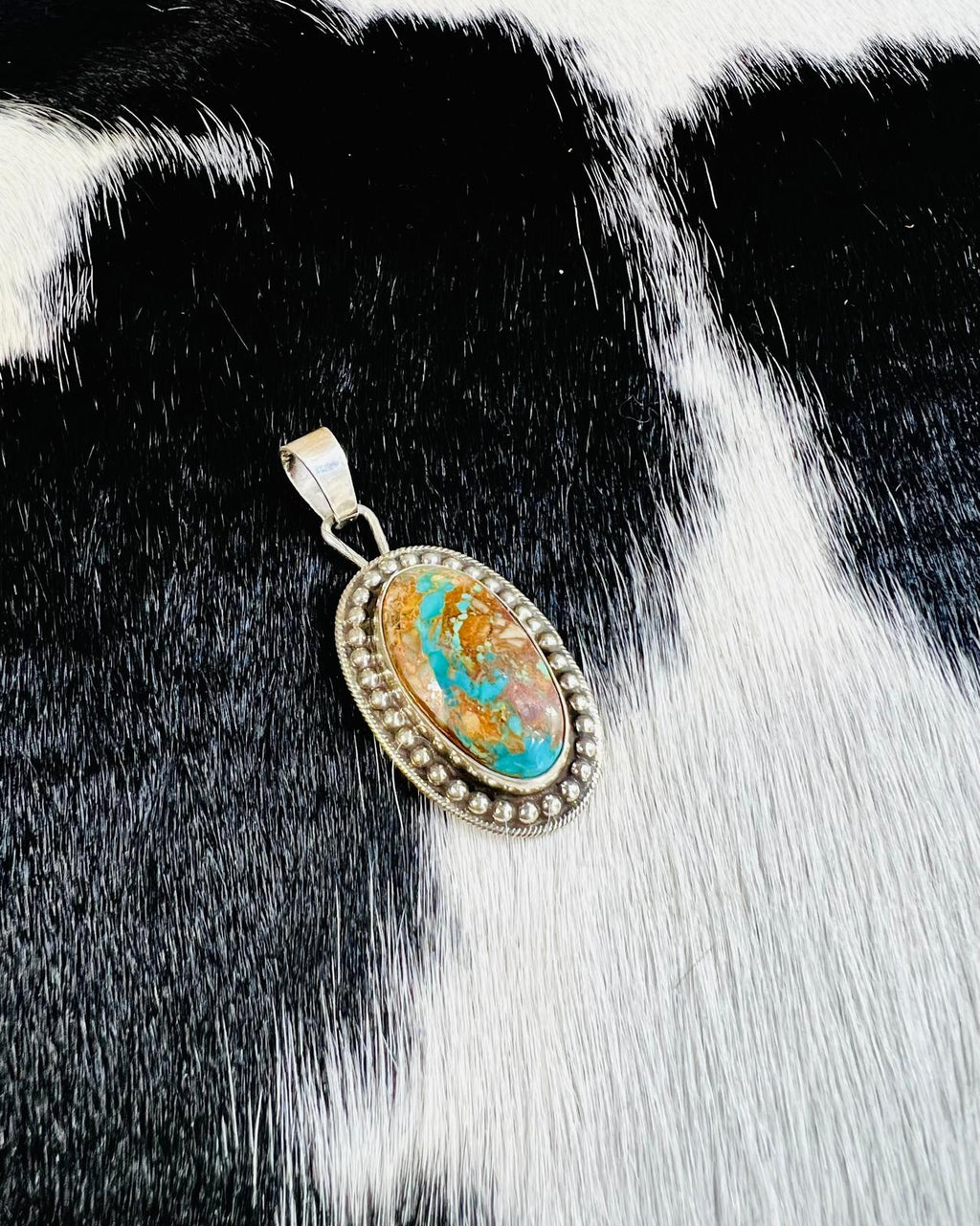 Turquoise Oval Pendant