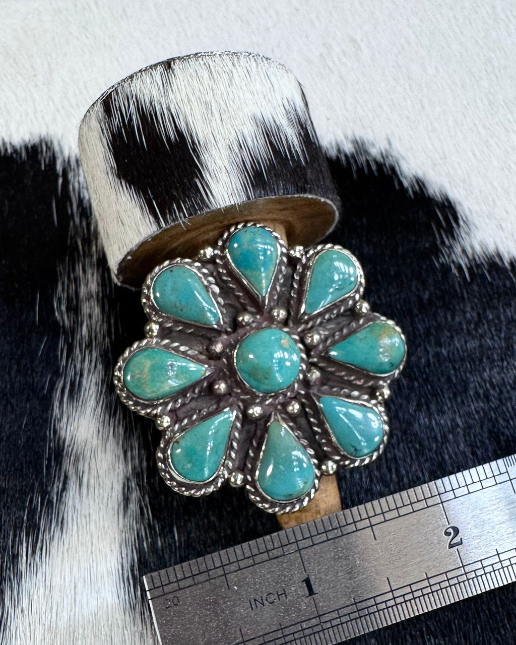 Tibet Turquoise & Silver Ring *Adjustable